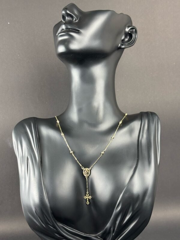 Terço Feminino 45cm em Ouro 18k
